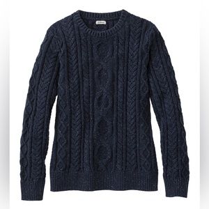 Women’s Medium L.L. Bean Signature Sweater in Navy Blue